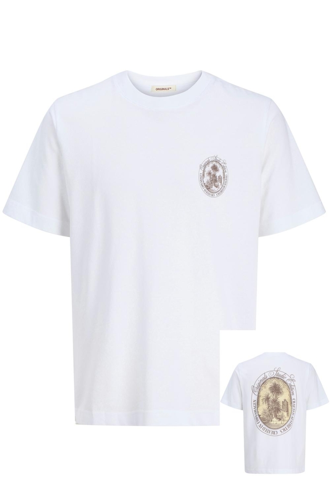 JORHYDRA BACK TEE SS CREW NECK SE25 12277569 BRIGHT WHITE